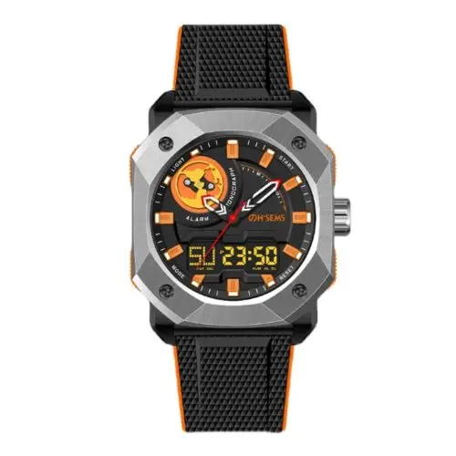 MH0006 Analog Digital Dual Mov't Waterproof Men Sport Watches