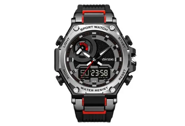 MH0008 Multi-function Waterproof analog digital watches for men