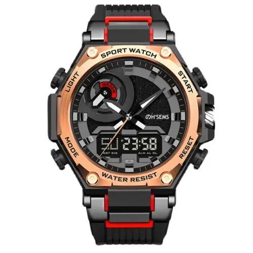 MH0008 Multi-function Waterproof analog digital watches for men