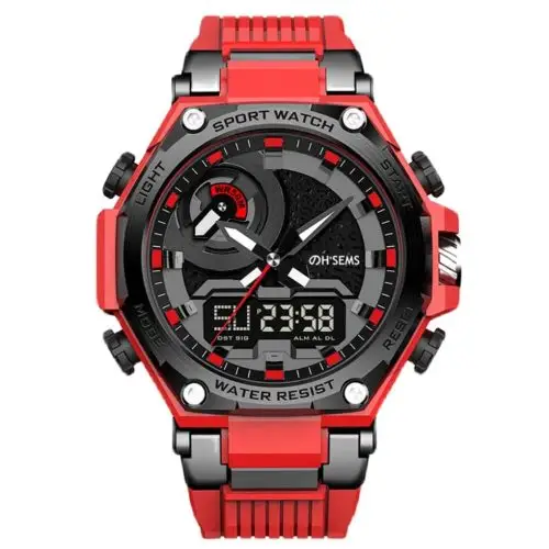 MH0008 Multi-function Waterproof analog digital watches for men