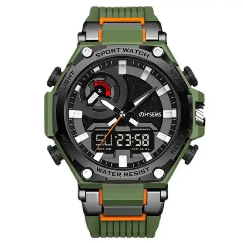 MH0008 Multi-function Waterproof analog digital watches for men