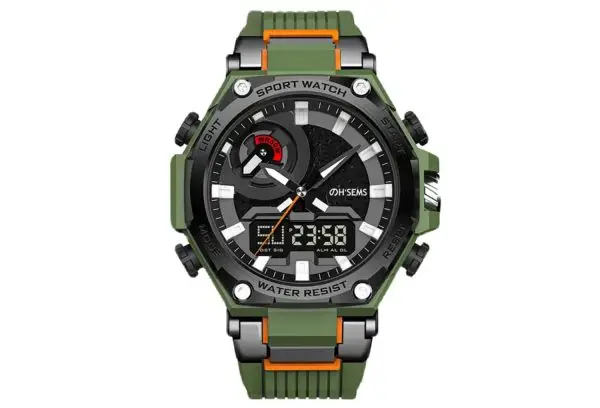 MH0008 Multi-function Waterproof analog digital watches for men